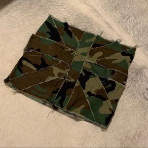Tripp NYC Union Jack Camo Skirt in L